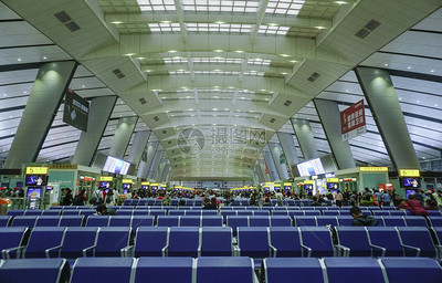 北京南站火車(chē)站候車(chē)大廳